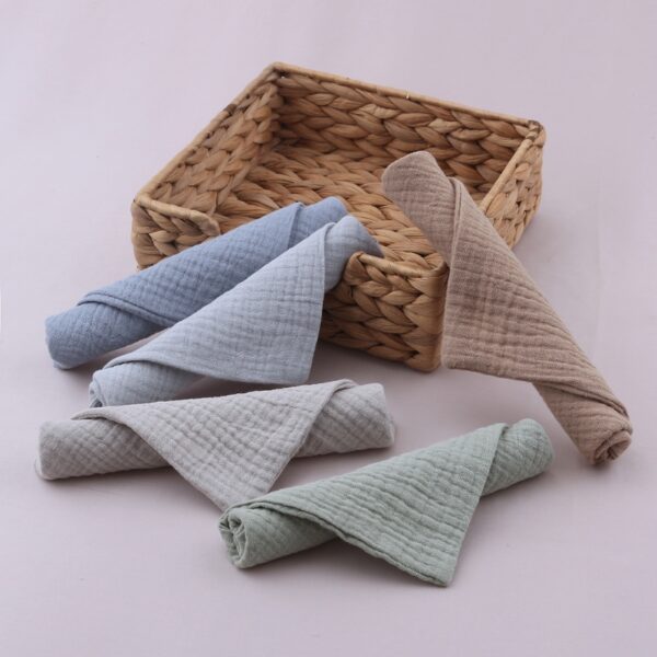 Soft Absorbent Gauze Cotton Baby Washcloths - Image 4