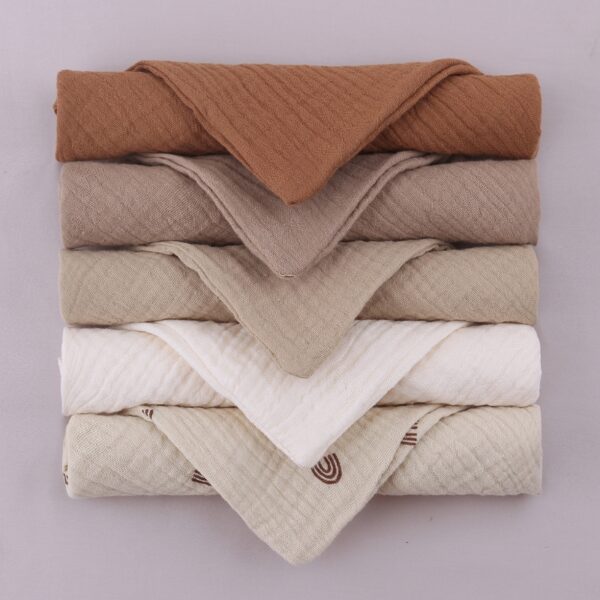 Soft Absorbent Gauze Cotton Baby Washcloths - Image 2