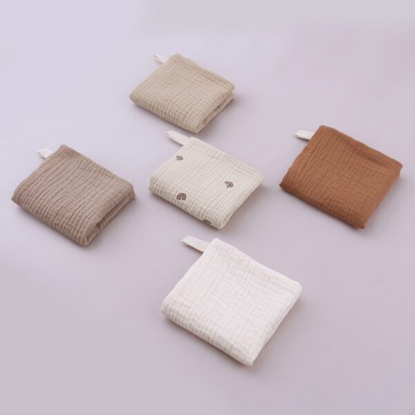 Soft Absorbent Gauze Cotton Baby Washcloths - Image 3